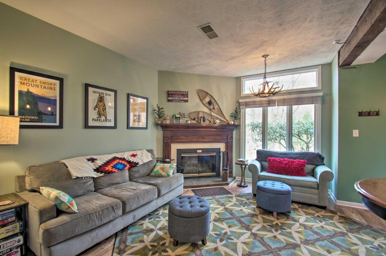 Wintergreen Resort Mountain Condo With Pool Access! Lyndhurst Exterior foto